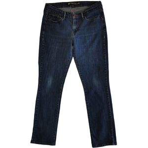 Levi's Demi Curve Medium Rise Straight Leg Jeans Dark Wash Sz 30 Open To Offers